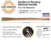 Seymour Midwest 36 Garden or Nursery Mattock Handle, For 3 Lb Mattocks, No 7 Eye