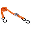 Keeper 1 X 15' Cam Buckle Tie-Down, S-Hooks, 400 Lbs. Wll