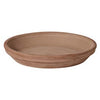 Terra Cotta Clay Saucer, Moka Chocolate Brown, 6-In.