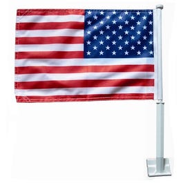 U.S. Car Flag, 11 x 18-In.