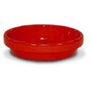 Saucer, Red Ceramic, 3.75 x .5-In.