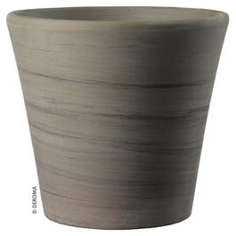 Clay Pot, 2-Tone Graphite, 8-In.