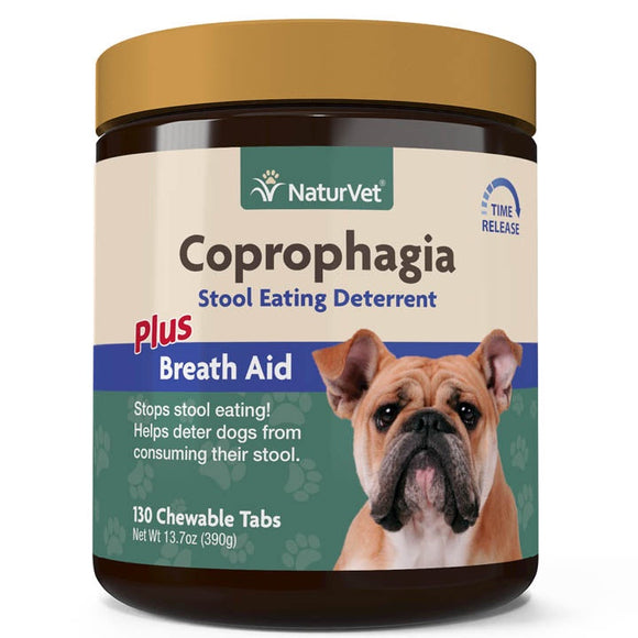 NaturVet Coprophagia Deterrent Tabs (130ct)