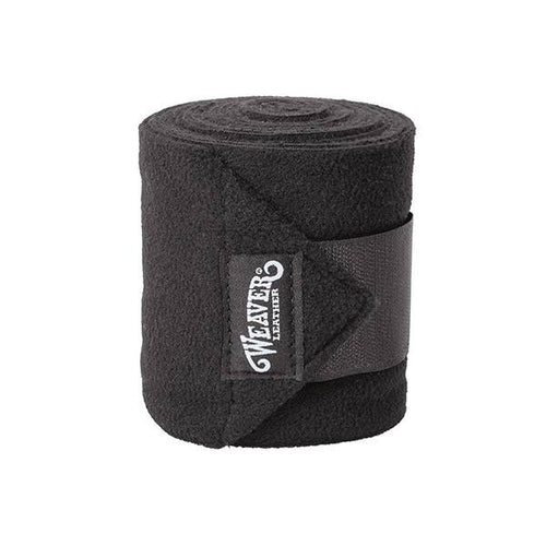 Weaver Leather Polo Leg Wraps, 4-Pack 4-1/2 x 9 Black