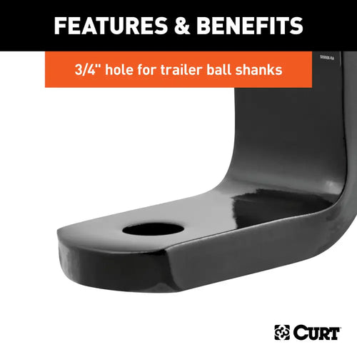 Curt Class 2 Ball Mount (1-1/4 Shank, 3,500 lbs., 3-1/4 Drop, 7-1/4 Long)