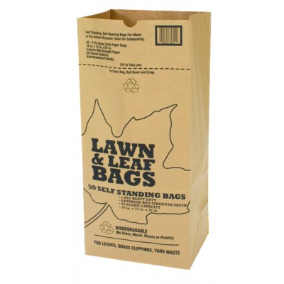 Lawn and Leaf Paper Bag