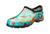 Sloggers Women’s Waterproof Comfort Shoes Birds Turquoise