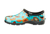 Sloggers Women’s Waterproof Comfort Shoes Birds Turquoise