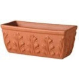 Terra Cotta Roman Clay Window Box, 12-In.