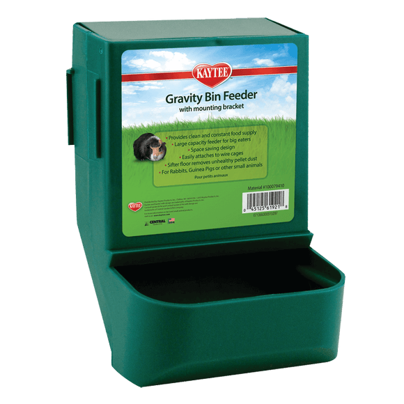 Kaytee Gravity Bin Feeder with Bracket