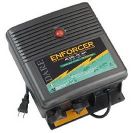 Electric Fence Charger, 75-Acre, Low Impedance, Plug-In, 110-Volt