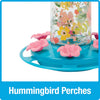 Nature's Way Bird Products Charming Peony Decorative Glass Hummingbird Feeder