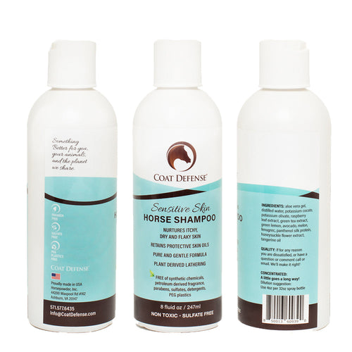 Coat Defense Sensitive Skin Horse Shampoo