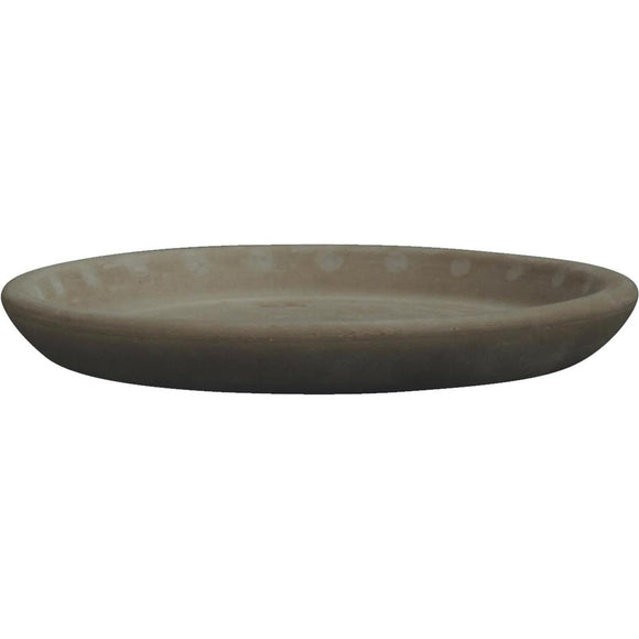 Ceramo 6 In. Dark Basalt Clay Standard Flower Pot Saucer