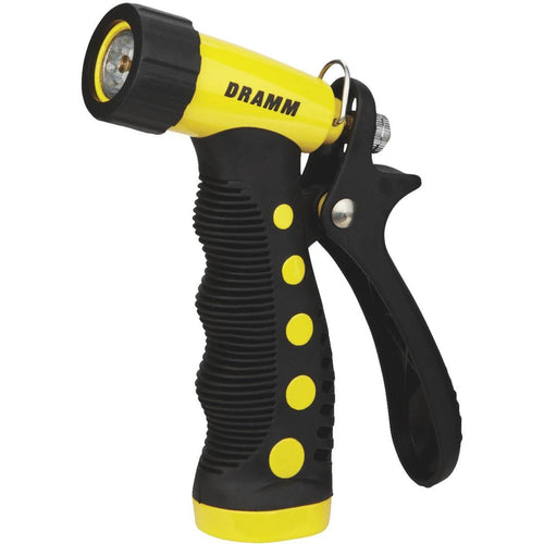 Dramm Heavy-Duty Metal Pistol Nozzle, Yellow