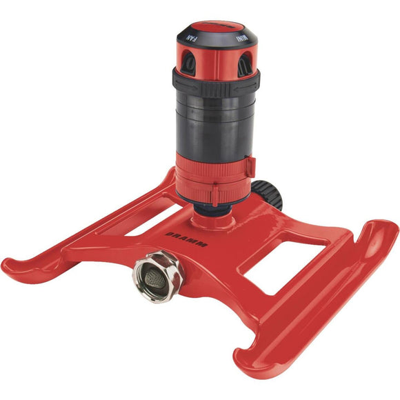 Dramm Metal Adjustable Red Gear Drive Sprinkler