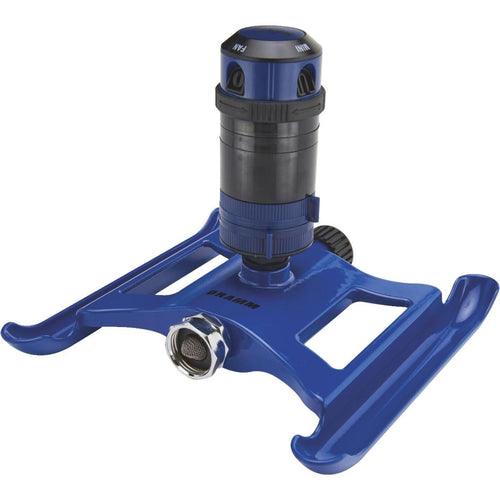 Dramm Metal Adjustable Blue Gear Drive Sprinkler