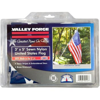 Valley Forge Flag Co USPN-T Uspnt 3x5 Nylon Us Flag