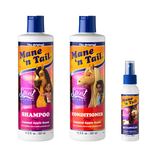 Mane ‘n Tail SPIRIT UNTAMED KIDS SHAMPOO + CONDITIONER WITH DETANGLER SET