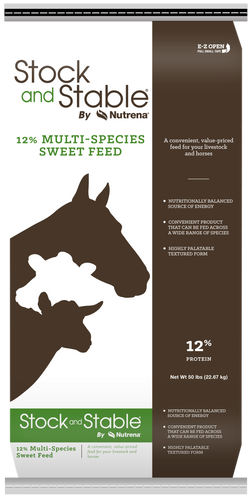 Stock & Stable® By Nutrena® 12% Multi-Species Sweet Feed