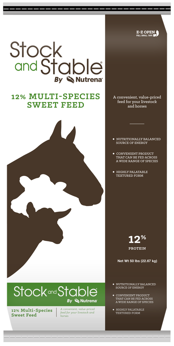 Stock & Stable® By Nutrena® 12% Multi-Species Sweet Feed