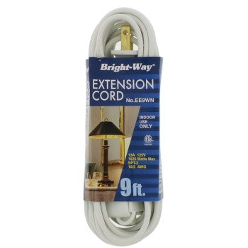 World & Main/Cranbury 114970 Ee9w 9 Wht Extention Cord