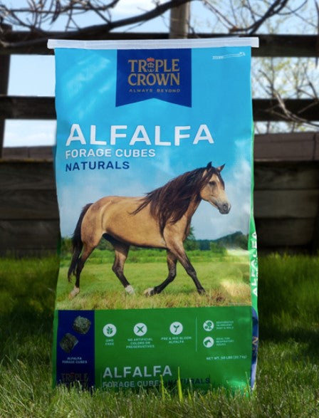 TRIPLE CROWN NATURALS PREMIUM ALFALFA FORAGE CUBE