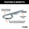 Curt Hitch Clips Zinc