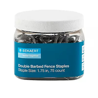 Bekaert 1.75 8 ga Double Barbed Staples (75 ct/tub)