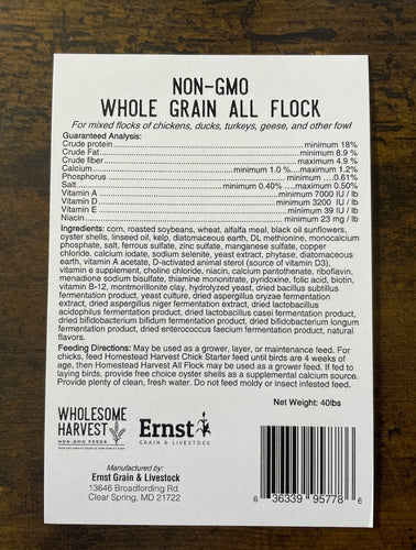 Ernst Grain & Livestock Wholesome Harvest Whole Grain All Flock