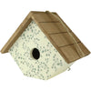 Nature's Way Deco Bird House Ivy Perch White