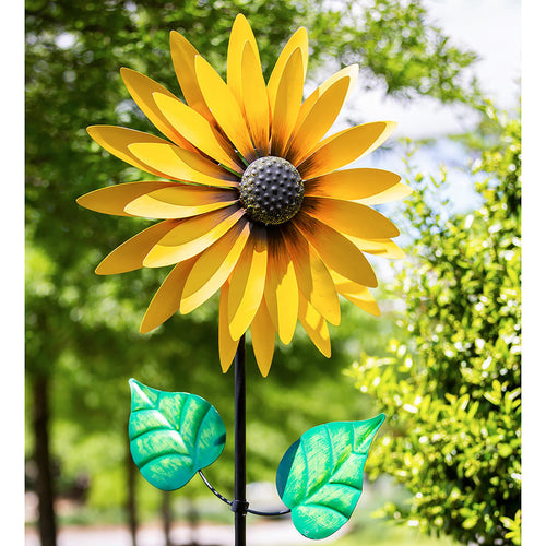 Evergreen 75H Sunflower Statement Wind Spinner