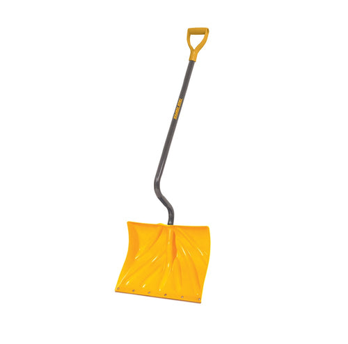 Ames True Temper 18 Inch Poly Combo Snow Shovel with D-Grip on Ergonomic Handle