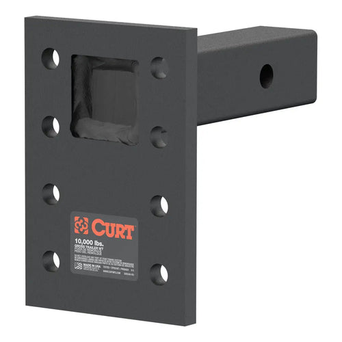 CURT Adjustable Pintle Mount 2 Shank, 10,000 lbs., 7 High, 6 Long #48323