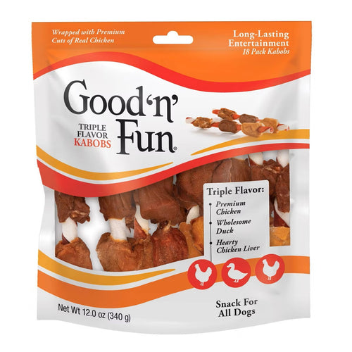 Healthy Hide Good N Fun Triple Flavor Kabobs