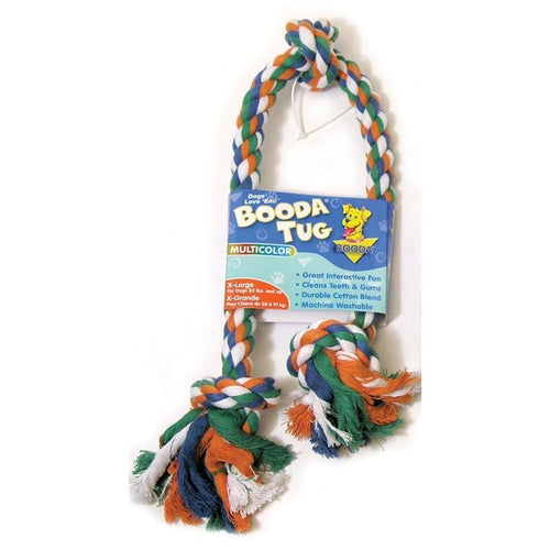 Booda Multi-Colored 3-Knot Tug Toy