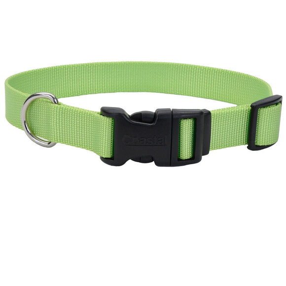 Coastal Adjustable Dog Collar with Plastic Buckle (Small - 5/8