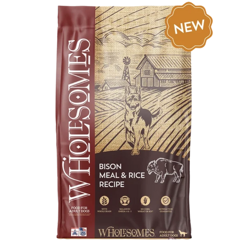 Wholesomes Bison Meal & Rice For Adult Dogs