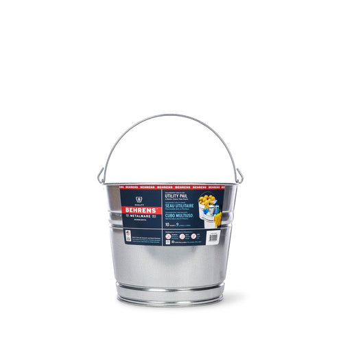 Behrens 10 Quart Galvanized Steel Pail