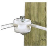 Electric Fence Corner Post Bracket Kit, White