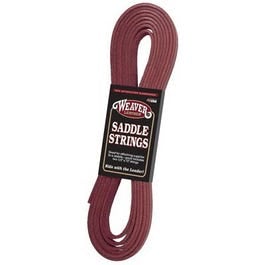 Horse Saddle String, Burgundy Leather, 1/2 x 72-In.