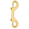 Livestock Hardware, #163 Double Snap, Brass, 4-1/2-In.