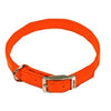 Dog Collar, Safety Orange, 1 x 22-In.