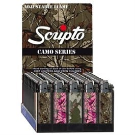 Disposable Lighter, Assorted Camo Designs