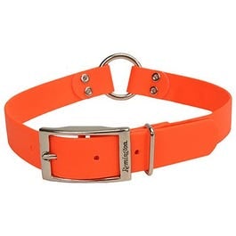Dog Collar, Waterproof, Orange, 1 x 24-in