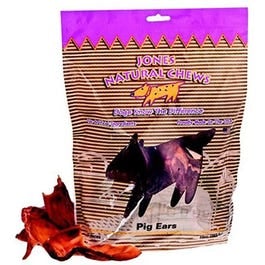 Dog Treats, Natural Pig Ear, 10-Pk.