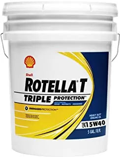 Shell Rotella® T4 Triple Protection 15W-40 5 Gallon