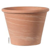 Duo Planter, Round, White Clay, 6-In.