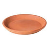 Plant Saucer, White Terra Cotta Clay, 6-In.