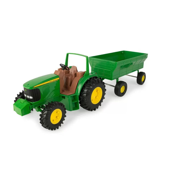 Tomy John Deere Tractor and Wagon 8